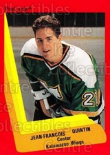 1990-91 ProCards AHL IHL #117 Jean-Francois Quintin