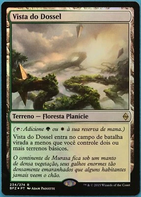 Canopy Vista FOIL Battle for Zendikar (PORTUGUESE) NM CARD (190062) ABUGames - Image 1 of 2