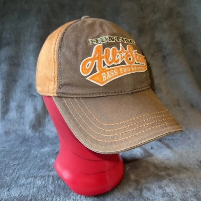 Gorra Bass Pro Shops Caza All Star Marrón/Naranja Adulto Correa Trasera Ball Hat Foto 1 de 4