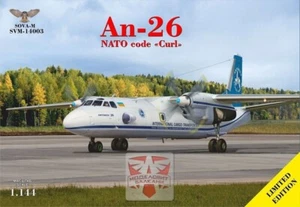 1/144 Sova M 14003 An-26 transport aircraft (Antonov Airlines) - Picture 1 of 1