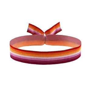 Lesbian Flagge Bändchen Pride CSD LGBT Festivalbändchen Gay Lesbisch Armband - Bild 1 von 2