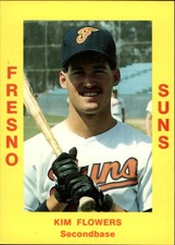 1988 Fresno Suns Cal League Cards #11 Kim Flowers 