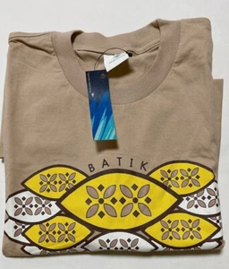 Garuda Indonesia BATIK "Learn, Love Indonesia" Regular Fit T-Shirt Size M - Picture 1 of 10