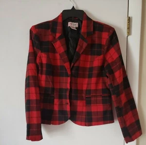Star Style size large women's regular suit blazer black/red long sleeve - Bild 1 von 8
