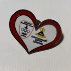 2022 Birmingham Commonwealth Games Lesotho Cga Olympic Noc Pin Badge Heart Le300