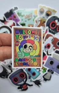 20 pcs DANDYS WORLD Stickers Vinyl Laptop Kids Party Art Crafts Party Bags Game - Picture 1 of 12