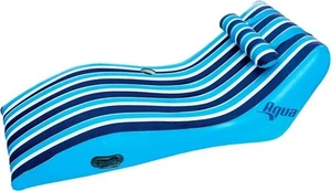Silla de piscina flotante Aqua ultra cómoda y balsa de lago con almohada - piscina de alta resistencia - Imagen 1 de 6