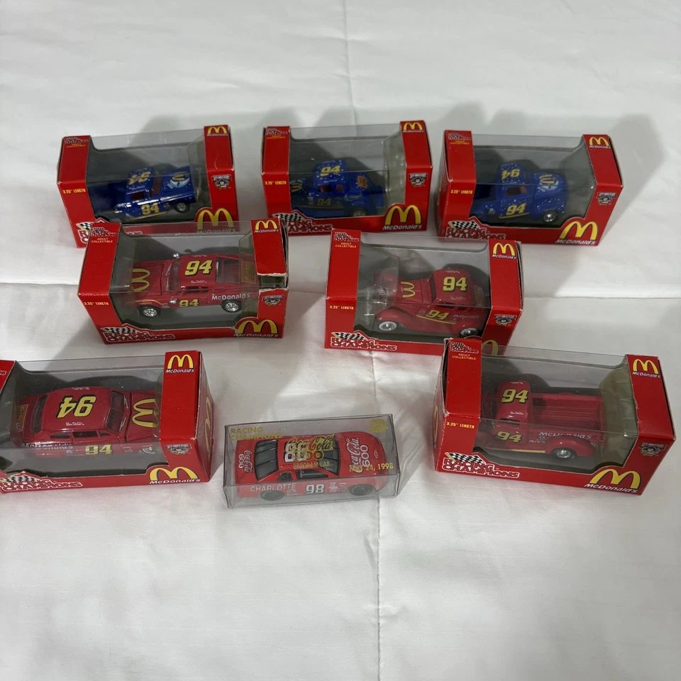 Racing Champions #94 Bill Elliott McDonald's 50 aniversario 1998 lote de 7 Foto 1 de 4