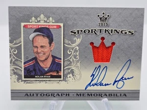 2015 Leaf Sportkings Auto Memorabilia Nolan Ryan #SAM-NR1 On Card Auto HOF - Picture 1 of 4