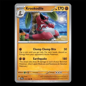 Krookodile 117/198 - Juego Base Violeta Escarlata Tarjeta Pokemon - Imagen 1 de 1