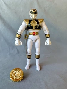 1993 White Power Ranger Complete with Morphin Coin Chest Plate Tigersword. Tommy - Picture 1 of 24
