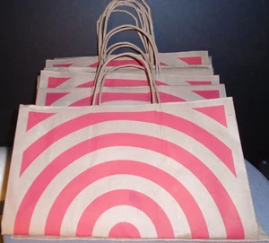 Target Spritz Bullseye 6er Set Papier Einkaufstaschen - Bild 1 von 1