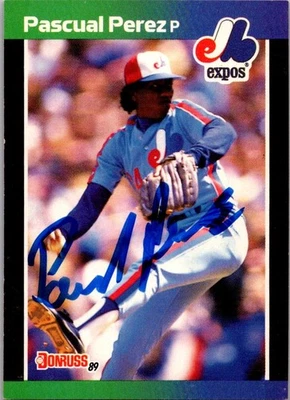 1989 Donruss - Pascual Perez #248 AUTO AUTOGRAPHED SIGNED - Image 1 of 2
