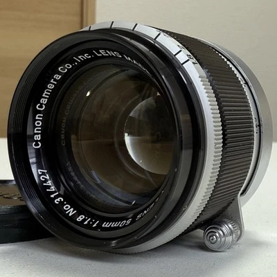 [N Mint-] Canon 50mm f/1.8 II Lens LTM L39 Leica Screw Mount  Japan - Image 1 of 4