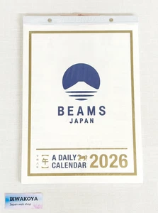 Calendario de Pared BEAMS 2026 Japonés Tradicional Diario Estafa Reiwa 349×243 mm - Imagen 1 de 9