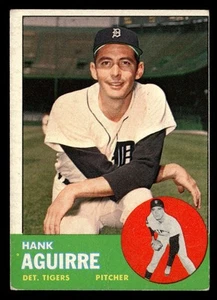 1963 Topps Hank Aguirre #257 en muy buen estado-ex Detroit Tigers - Imagen 1 de 2