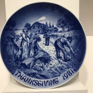 Bareuther Waldsassen 1981 Thanksgiving Limited Edition Teller - Bild 1 von 5