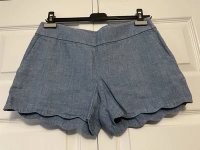 Ann Taylor Loft Women's Riviera Shorts, Cotton Linen Blend Size 0 Excellent Cond - Image 1 of 4