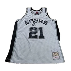 San Antonio Spurs Tim Duncan Mitchell & Ness White 1998/99 NBA Swingman Jersey - Picture 1 of 14