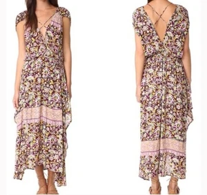 Maxi Vestido Free People One Petra Tirantes Gasa Fluida Sin Mangas Talla Pequeña - Imagen 1 de 7
