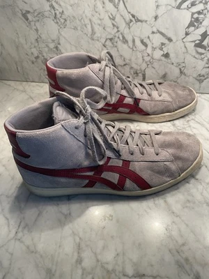 Onitsuka Tiger  D4J3L Suede Beige Red Stripe Hi Top Men’s Sz 12.5 - Image 1 of 4