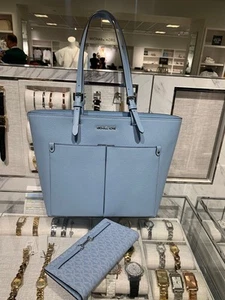 Michael Kors mittelgroße modische Damenhandtasche Handtasche Beuteltasche Schultertasche + flache Geldbörse - Bild 1 von 15