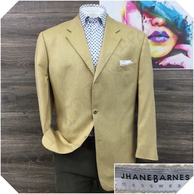Blazer Abrigo Deportivo Informal Chaqueta Talla 44R Traje de Lana Vintage Jhane Barnes Para Hombres Foto 1 de 4