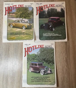 HOTLINE NEWS Magazine lot of 3 june/july/aug 1987 - Picture 1 of 2