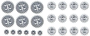 LEGO Technic 24 Piece Gear Pack - 3 Different 8 16 24 Tooth Robot Mindstorms NEW - Picture 1 of 1