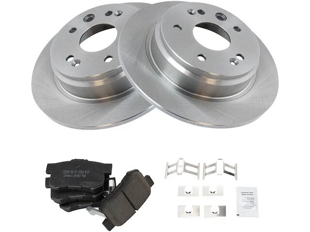 Kit de pastillas de freno trasero y rotor TRQ 21RP67N para Acura TL 1999-2003 Foto 1 de 1
