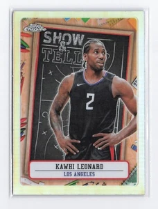 2024-25 Topps Chrome Basketball Show and Tell Kawhi Leonard #ST-4 Refractor - Picture 1 of 2