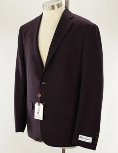 ROBERT GRAHAM Wine RENO Modern Fit Wool Mohair Suit Jacket 42R NWT - Picture 1 of 6