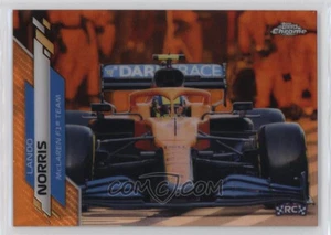 2020 Topps Chrome Formula 1 Orange Refractor #27 Lando Norris 13/25 RC Rookie - Picture 1 of 2