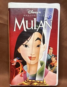 Disney Mulan VHS Video Tape Masterpiece Collection Clamshell Case VTG Retro RARE - Picture 1 of 7