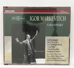 MARKEVITCH, COCTEAU, USTINOV ⸺ STRAVINSKY Suite nos.1 & 2 ⸺ PHILIPS 2xCDs NM - Picture 1 of 2