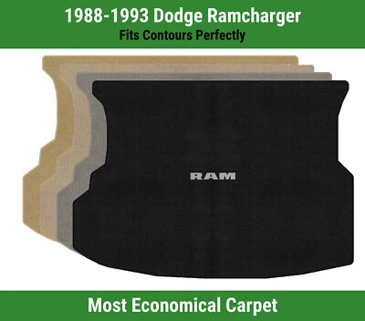 Lloyd Velourtex Cargo Mat for '88-93 Dodge Ramcharger w/Silver on Black Ram — 第 1/4 张图片