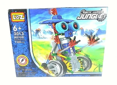New Kids Robot Warrior Building Blocks Jungle Toy Moving 120 Piece #3013 NEW USA - Image 1 of 4
