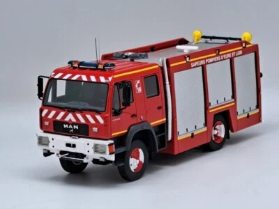 Camion Dei Pompieri Man LE 14.220 Bemaex FSR Sdis 28 - ALLERTA 0149A - 1/43 - Immagine 1 di 4