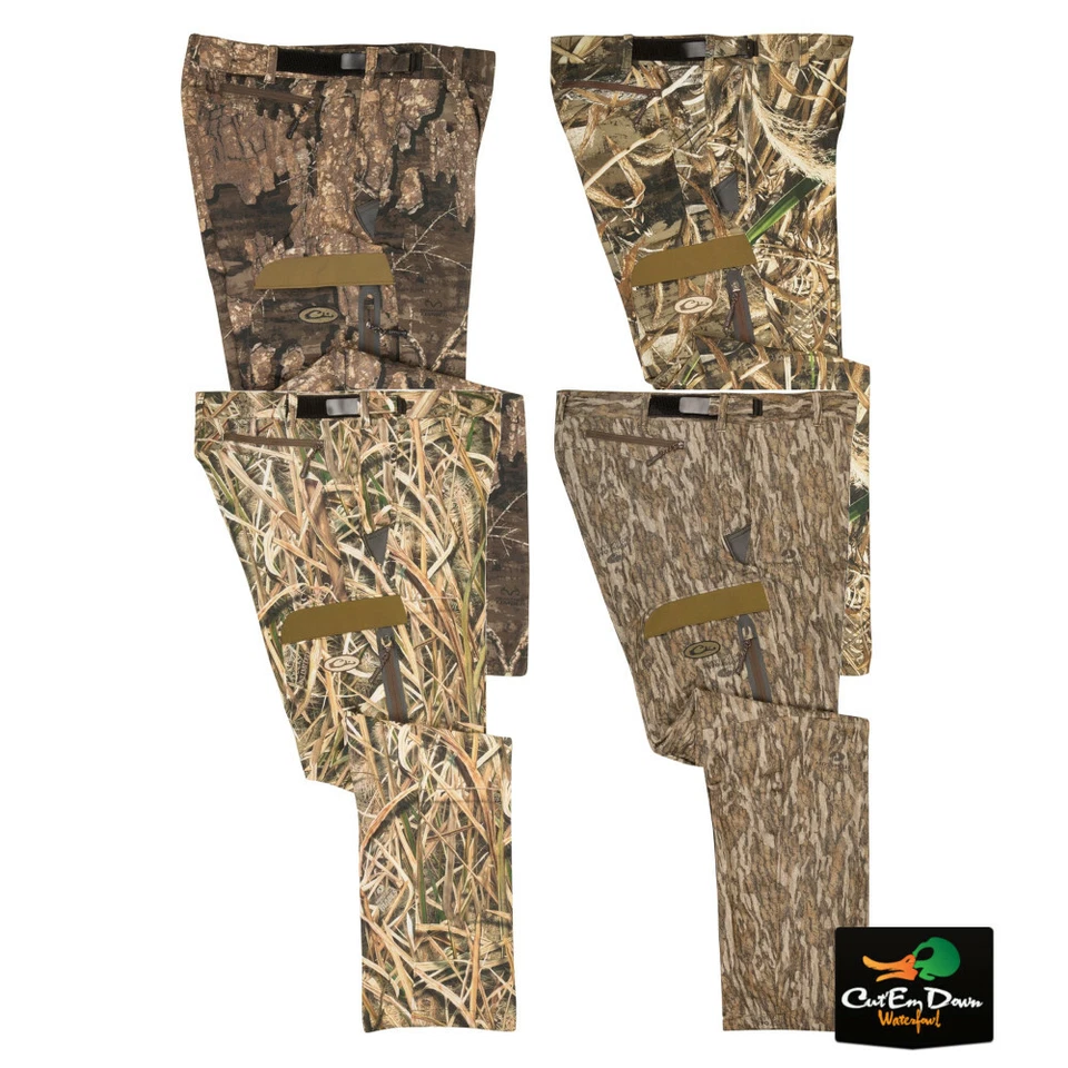 DRAKE WATERFOWL SYSTEMS MST FLEECE LINED MID SEASON CAMO TECH STRETCH PANTS - Image 1 of 1