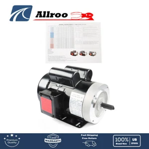 2HP 3450RPM General Purpose Motor 115/230V Electric Motor 56C Single Phase New - Picture 1 of 13