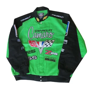 MTC Mens Camaro Green Collage Twill Jacket - Picture 1 of 3