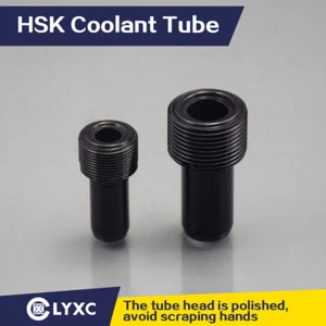Tubo/chiave refrigerante HSK25/32/40/50/63/80/100 per portautensili HSK - Foto 1 di 10
