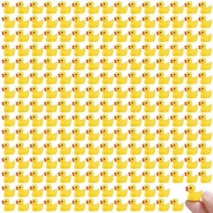 220 Pcs Mini Resin Duck Christmas Miniature Figure Landscape Aquarium Diy Birthd - Picture 1 of 7