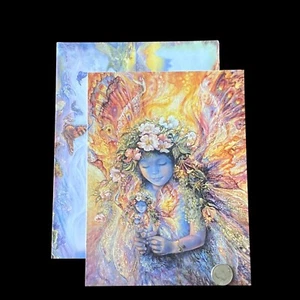 HTF Josephine Wall VTG NLA Blank FAIRY's FAIRY Greeting Card TRACKING - Picture 1 of 10