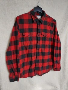 Größe Large American Eagle Langarm kariert Flanell Knopf Holzfäller Herren  - Bild 1 von 7