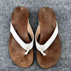 Sandali donna Olukai Kumu Thong taglia 10 euro 40 bianchi slip on spiaggia vacanze - Foto 1 di 12