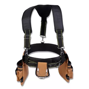 Tool Belt with Suspenders Heavy Duty Tool Vest with Detachable & Adjustable E2P2 - Picture 1 of 7