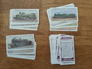 Juego de 50 tarjetas Lambert & Butler World's Locomotoras Imperial Publishing Repro - Imagen 1 de 1