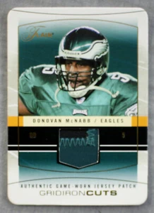 Donovan McNabb 2004 Fleer Flair Gridiron Cuts GOLD Jersey Patch 1/1 #d 1/25 Mint - Picture 1 of 2