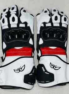 New BERIK Racing Motorbike Leather Gloves Mens Motorcycle Biker Leather Gloves - Picture 1 of 3